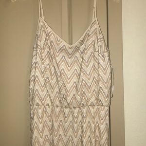 Lilly Pulitzer Gold Zig Zag Maxi Dress